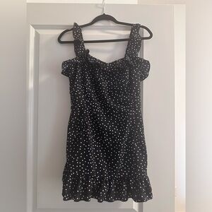 Polka dot mini dress